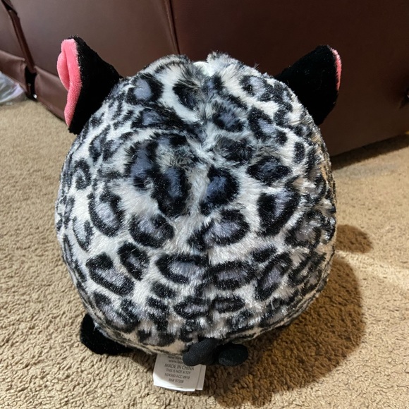 Leopard print JUMBO PLUSH PIGGY BANK by Fab NY - Picture 9 of 11